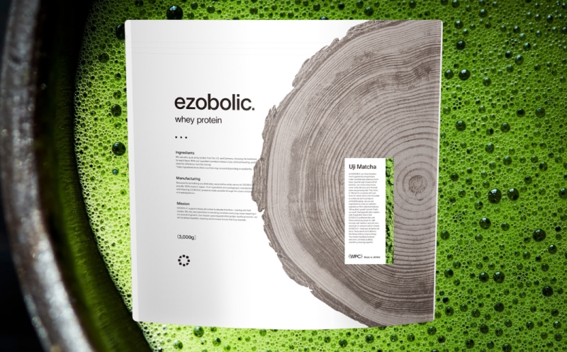 【宇治抹茶風味】EZOBOLIC プロテイン 3kg