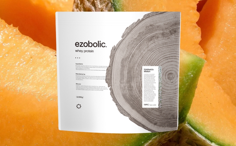 【北海道メロン風味】 EZOBOLIC プロテイン 1kg