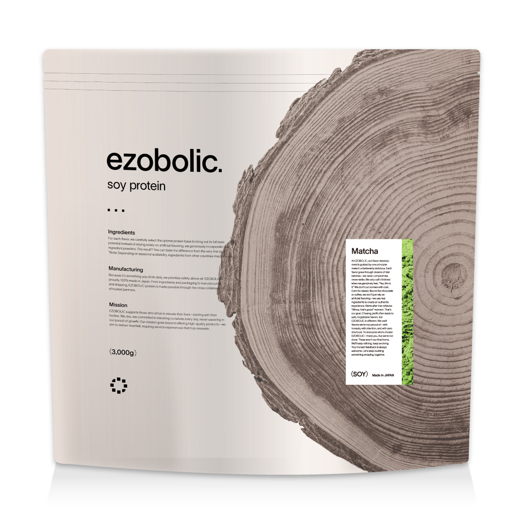 【抹茶風味】 EZOBOLIC ソイプロテイン 3kg