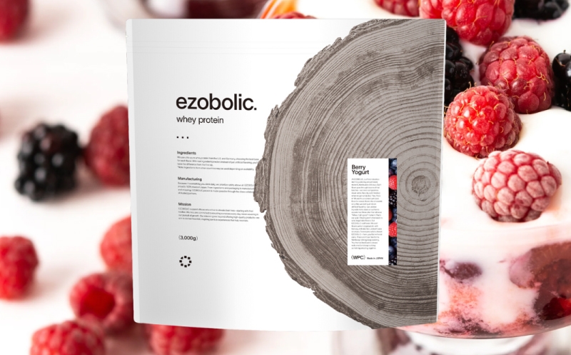 【ベリーヨーグルト風味】 EZOBOLIC プロテイン 1kg