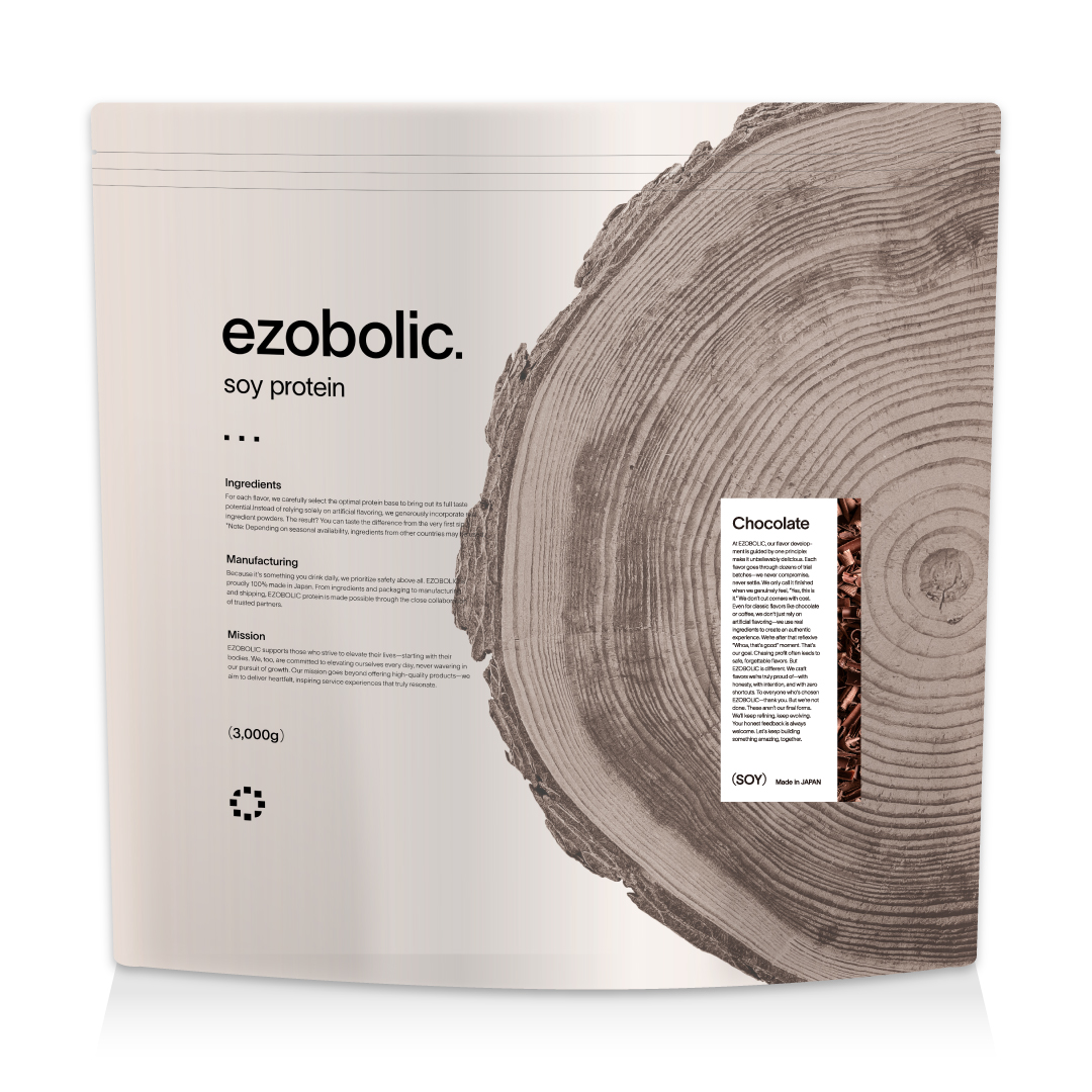 【チョコレート風味】 EZOBOLIC ソイプロテイン 3kg