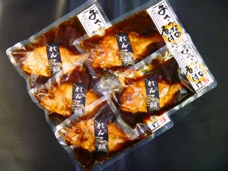 連子鯛の煮付け 1尾×5パック 冷凍 ( 鮮魚 魚介 海鮮 鯛 タイ 連子鯛 海の幸 加工品 惣菜 レトルト 小分け 個包装 お手軽 便利 簡単調理 湯煎 おかず ごはんのお供 ご飯 お米 夕食 長期保存 ) 下関 山口