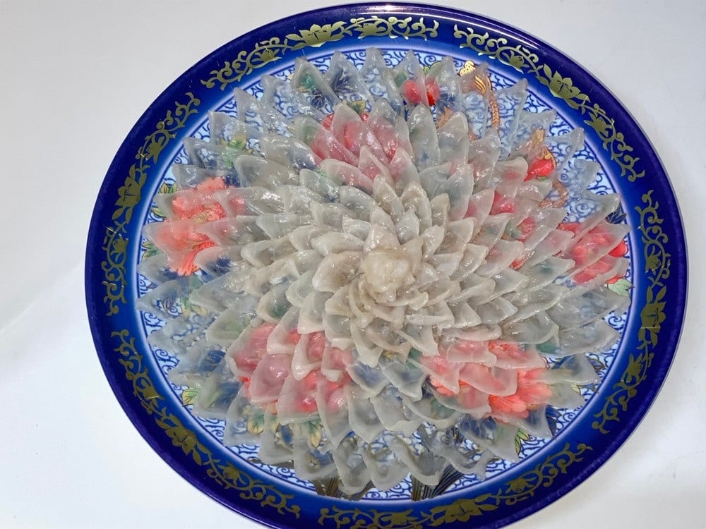 【北海道・東北・沖縄・離島配送不可／着日指定必須】2025年11月以降発送 活とらふぐ刺身 3～4人前 ふぐ 刺身 ふぐ刺し フグ トラフグ