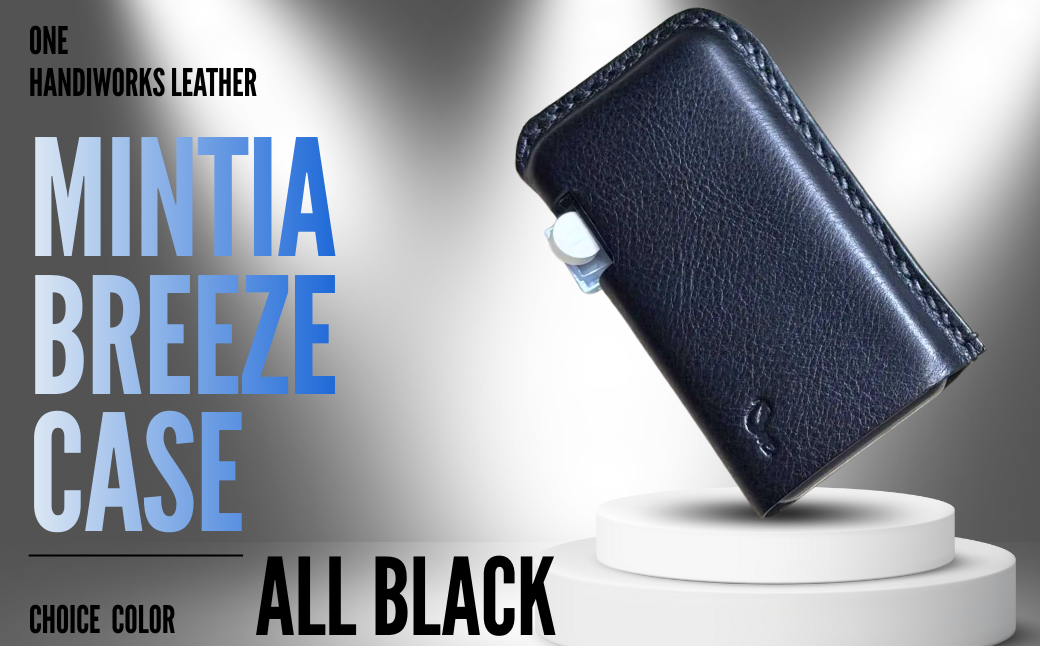【one】［mintia ”breeze” case］ミンティア「ブリーズ」ケース オールブラック