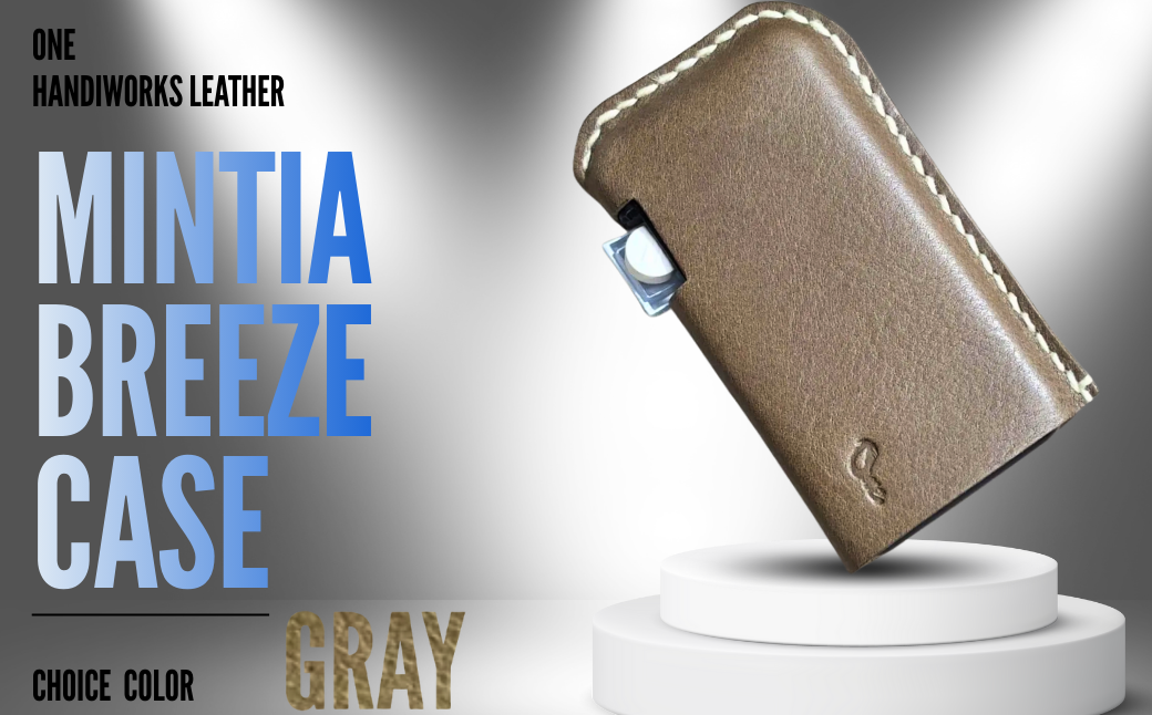 【one】［mintia ”breeze” case］ミンティア「ブリーズ」ケース グレー