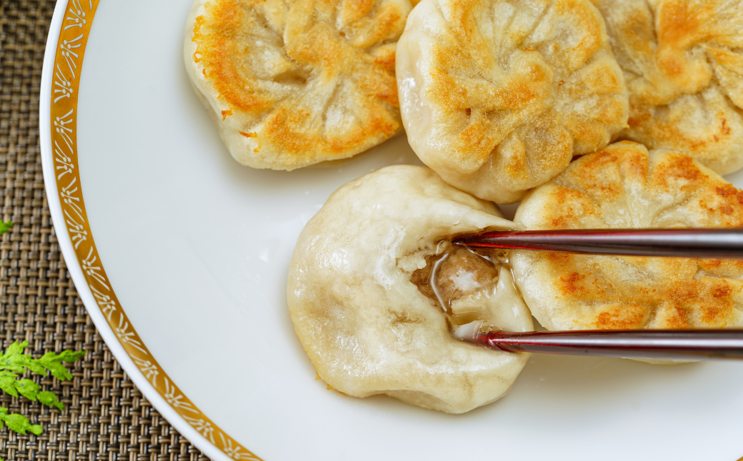 【explore(エクスプローア)】焼き小籠包・焼き棒餃子・彩り水餃子　冷凍セット　生地から手作り、コラーゲンたっぷり！