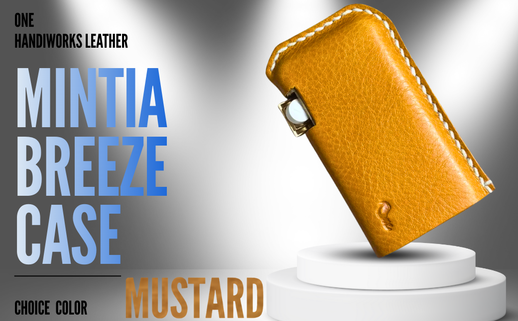 【one】［mintia ”breeze” case］ミンティア「ブリーズ」ケース マスタード