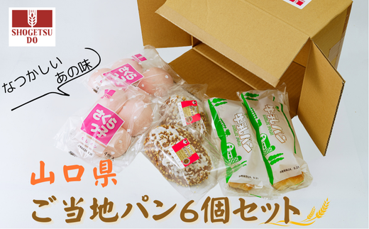 山口県ご当地パン 6個セット 3種×各2個 パン 詰め合わせ 訳あり ご当地パン 菓子パン