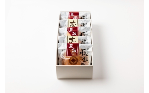 萩の銘菓 萩銅鑼 5個入り×2箱