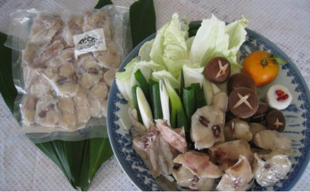 ふぐ ぶつ切 鍋 唐揚用 真ふぐ 約600g×2尾分 魚
