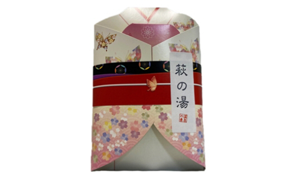 【毎月お届け／全6回】萩の湯 温泉の素 和装パッケージ（３回分）2個
