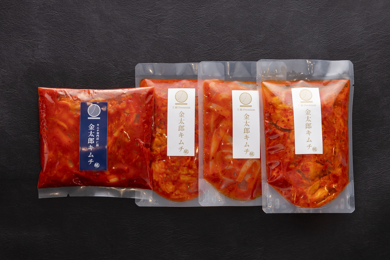 【仁紡】金太郎キムチ「竹セット」(キムチ4種)【配送不可地域：離島】【1628350】