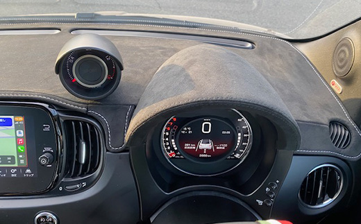 アバルト500-595用アルカンターラダッシュマット 右ハンドル車用【1279541】