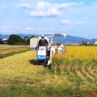 栽培期間中農薬・肥料不使用で作った朝日米　精米5kg【1473446】