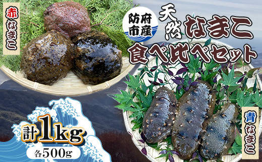 防府市産天然赤なまこ青なまこ食べ比べセット【配送不可地域：離島】【1688010】