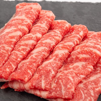 山口県産　秋吉台高原牛　リブロースすき焼き用　500g【配送不可地域：離島】【1232609】