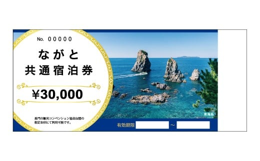 (100008)ながと共通宿泊券30,000円分×1枚