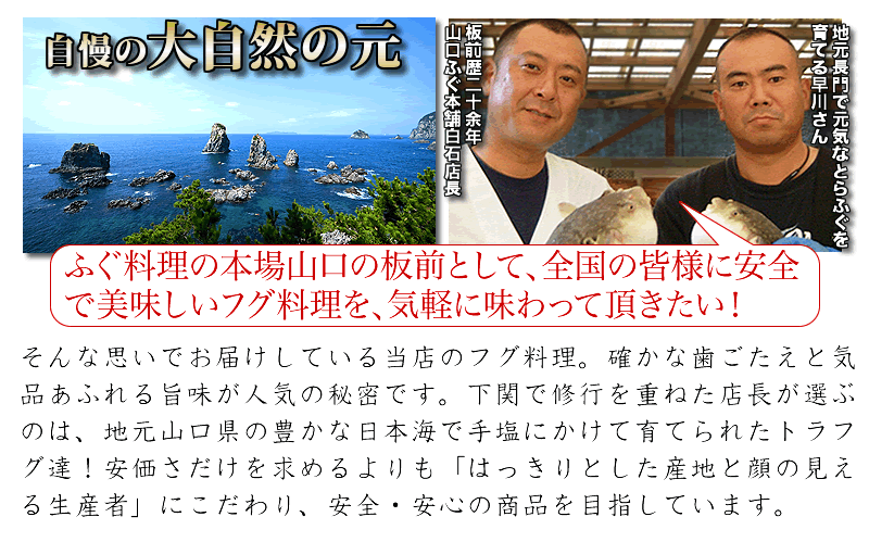 白子付き とらふぐコース（3～4人前）とらふぐコンフィセット【山口県 ふぐ ふぐ刺し ふぐちり ふぐ鍋 ひれ酒 人気 国産 とらふぐ 宴会 板前 ポン酢 薬味 家族 配送日指定可能 日時指定可能 年内配送】(1537)