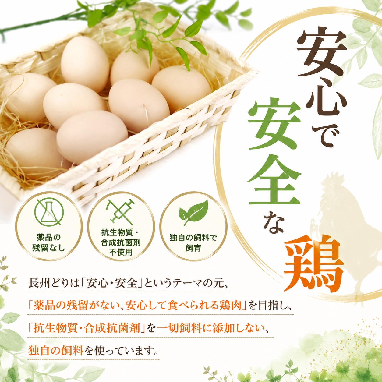 長州どり もも 切り身 合計1.8kg (300g×6パック)｜山口県美祢市