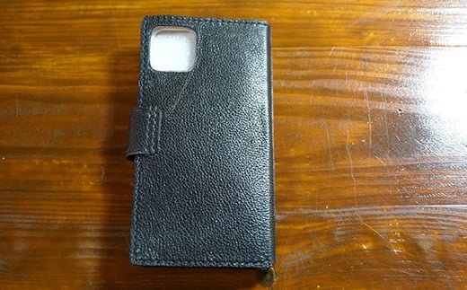 本革製手帳型iPhoneカバー iPhone11 ProMax用 ＜ワイン＞ 国産牛ヌメ革 スマホ 手帳型 カバー iPhone iPhone11 ProMax 本革 レザー 革製品 ワイン  ファッション小物 服飾品 ファッション F6L-277