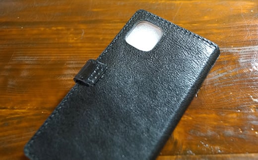 本革製手帳型iPhoneカバー iphone11用 ＜ワイン＞ 国産牛ヌメ革 スマホ 手帳型 カバー iPhone iphone11 本革 レザー 革製品 ワイン  ファッション小物 服飾品 ファッション F6L-265