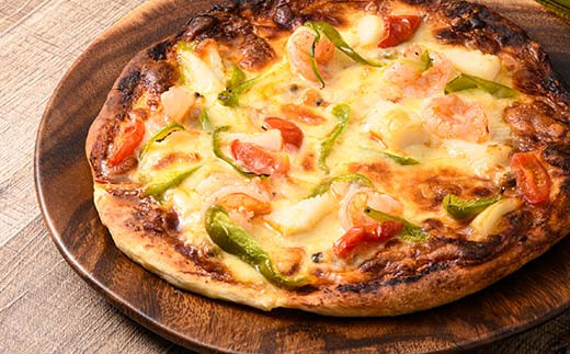 海鮮冷凍ピザ 直径21センチ 3枚 シーフード ピザ 海鮮 エビ 海老 いか イカ あさり 冷凍 パーティー グルメ 食品  加工品 F6L-1012