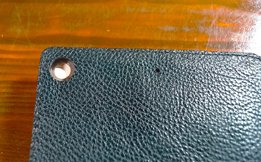 本革製手帳型iPad miniカバー iPad mini5用 ＜グリーン＞ 国産牛ヌメ革 ハンドメイド iPad mini5 手帳型 カバー タブレット 本革 レザー 革製品 グリーン  F6L-1315