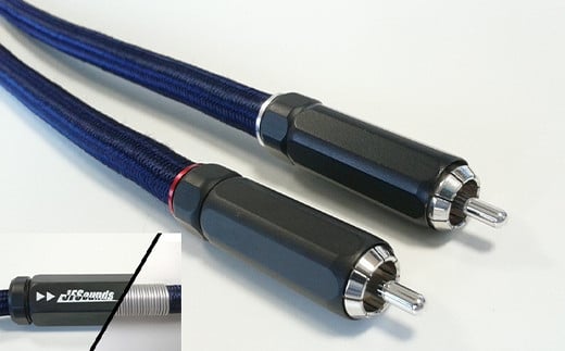 ラインケーブル STB27C−Plus 端子/RCAタイプ 1m×2本 ハイエンドモデル ラインケーブル ケーブル URUTECH ハイエンド グレード RCAプラグ FP-108(R) 音楽 小物  雑貨 F6L-007