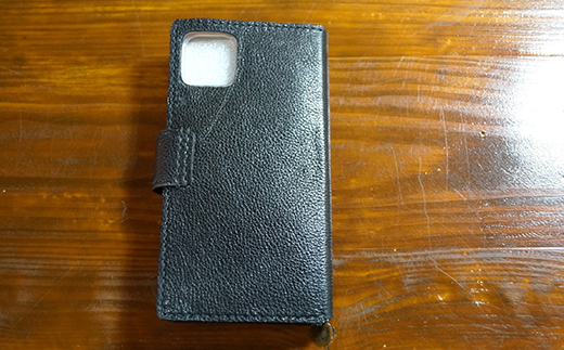 本革製手帳型iPhoneカバー iPhone11 ProMax用 ＜ブラウン＞ 国産牛ヌメ革 スマホ 手帳型 カバー iPhone iPhone11 ProMax 本革 レザー 革製品 ブラウン  ファッション小物 服飾品 ファッション F6L-275