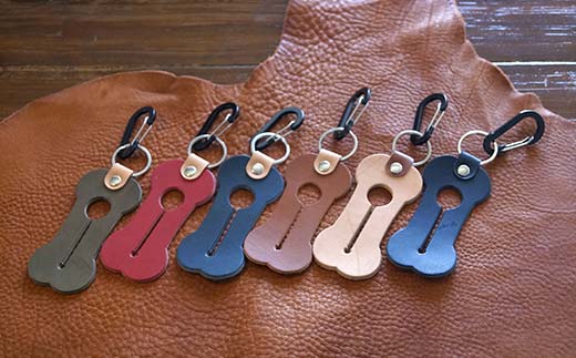 本革製　犬のうんち袋ホルダー（ブラック）  雑貨 F6L-366