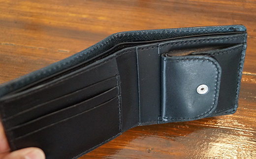 本革製二つ折り財布（小銭・カード・お札ほか）ブラウン  ウォレット 財布 サイフ ファッション F6L-373