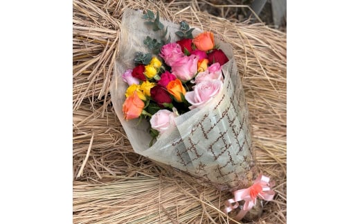 おまかせ薔薇の花束(20本）