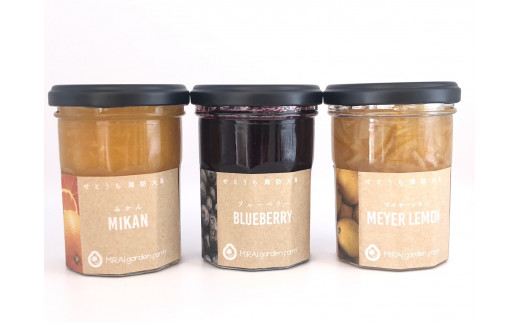 【A-041】せとうち周防大島　周防大島ジャム３本セット