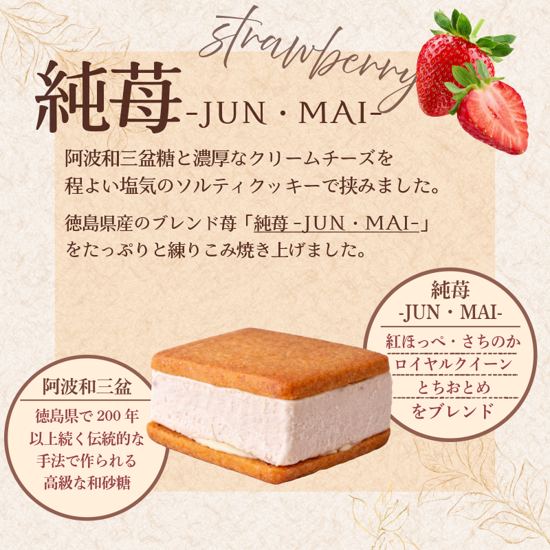テリーヌサンド フロマージュ 6個 各種2個 プレーン いちご チョコレート 純苺 和三盆 個包装 日出蔵 おやつ セット 詰合せ 詰め合わせ 3種類 洋菓子 焼菓子 お菓子 冷凍 徳島県 ドリームチーム
