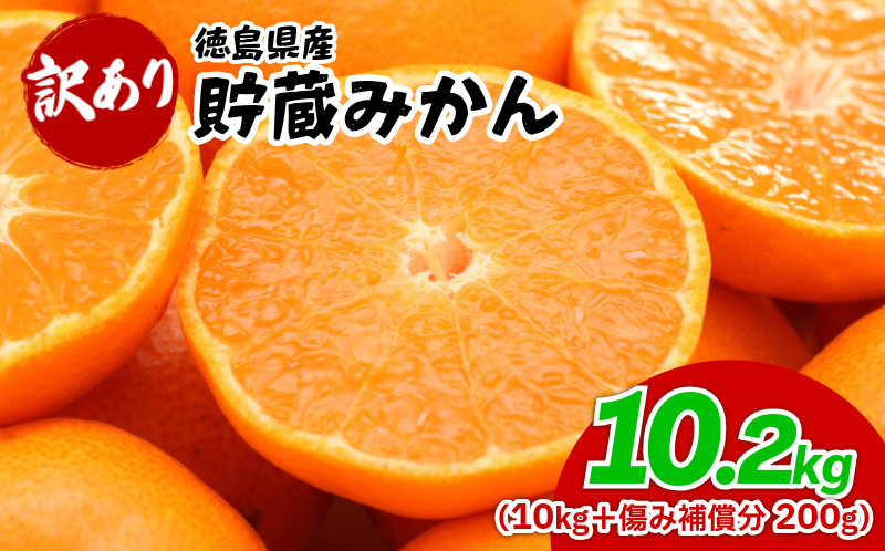 みかん 訳あり 10.2kg 10kg+傷み補償分200g 熟成 柑橘 フルーツ 果物 みかん ミカン みかん 蜜柑 訳ありみかん 家庭用 オレンジ 徳島県 勝浦町 佐那河内村