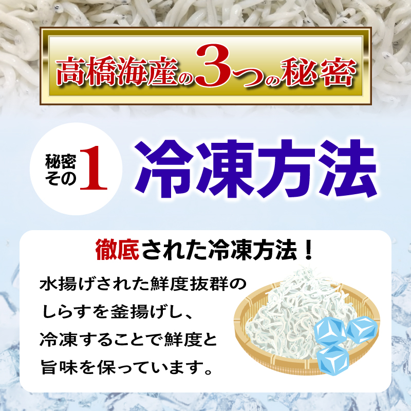 釜揚げ しらす 250g 冷凍 鮮度 産地直送 しらす丼 海鮮 海鮮丼 魚介 魚 オススメ 小分け 人気 定番 ご飯