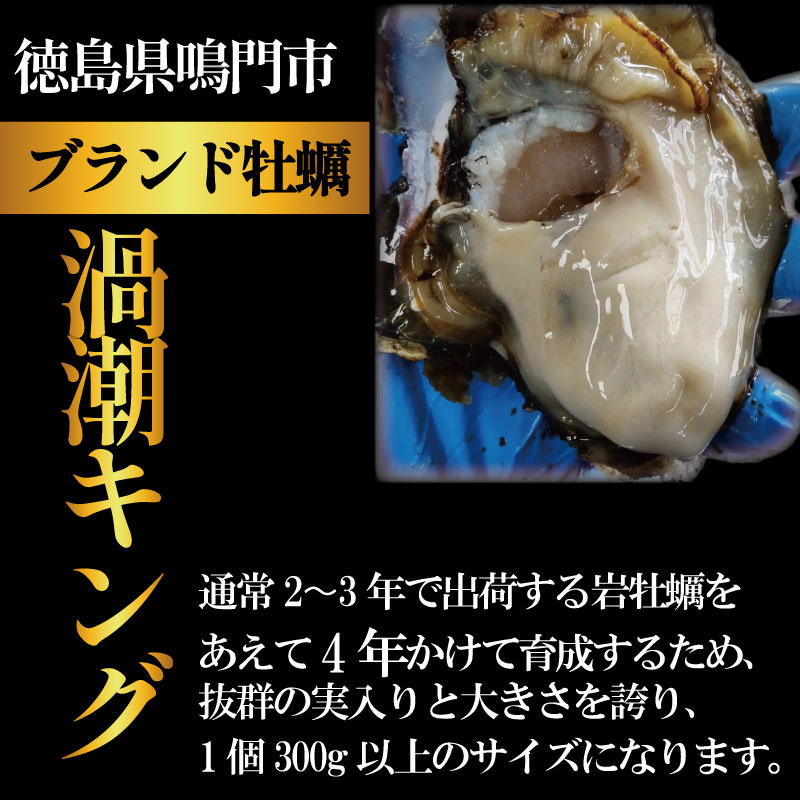 【2026年5月~2026年8月まで発送】牡蠣 生牡蠣 殻付き 8個 生食可 冷蔵 (ナイフ付き) 渦潮キング 岩牡蠣 かき カキ ブランド 旬 新鮮 海鮮 濃厚 料理 鍋 牡蠣鍋 カキフライ バーベキュー BBQ キャンプ おいしい TV テレビ 徳島県 鳴門市