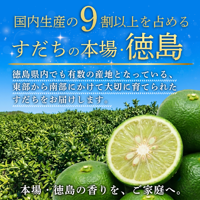 先行予約 【6月中旬～8月上旬まで順次発送】すだち ハウス 1kg 柑橘 スダチ 果汁 フルーツ 果物 鍋 魚 豆腐 麺類 に合う 冷蔵 産地直送 国産 徳島県