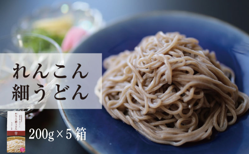 れんこん れんこん細うどん （ 200g × 5箱 ） レシピ 野菜 冷凍 うどん 麺 きんぴら サラダ にんじん 揚げ 筑前煮 団子 煮物 蓮根 副菜 人気 ダイエット 栄養 保存 徳島 徳島産れんこん細うどん （200g×5箱）