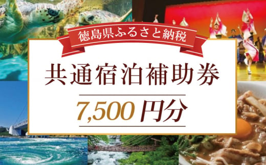 徳島県 宿泊券 7,500円分 温泉 ギフト ペア トラベル ホテル 旅行 クーポン チケット トラベルクーポン 大 北 海 すだち 阿波踊り 鳴門 なると 美術館 眉山 ロープウェイ 藍 祖谷 大歩危 剣山 都道府県 年 日 徳島 とくしま 支援 共通宿泊補助券 