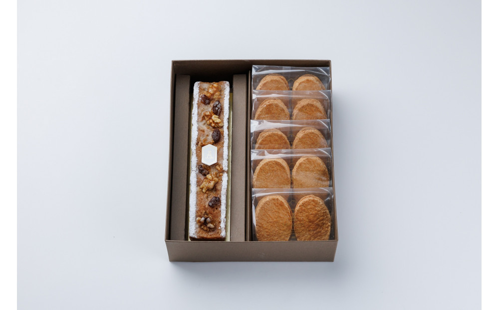 ケークグルノーブル 1本  阿波和三盆糖ダックワーズ5袋 (10個） オータムセット