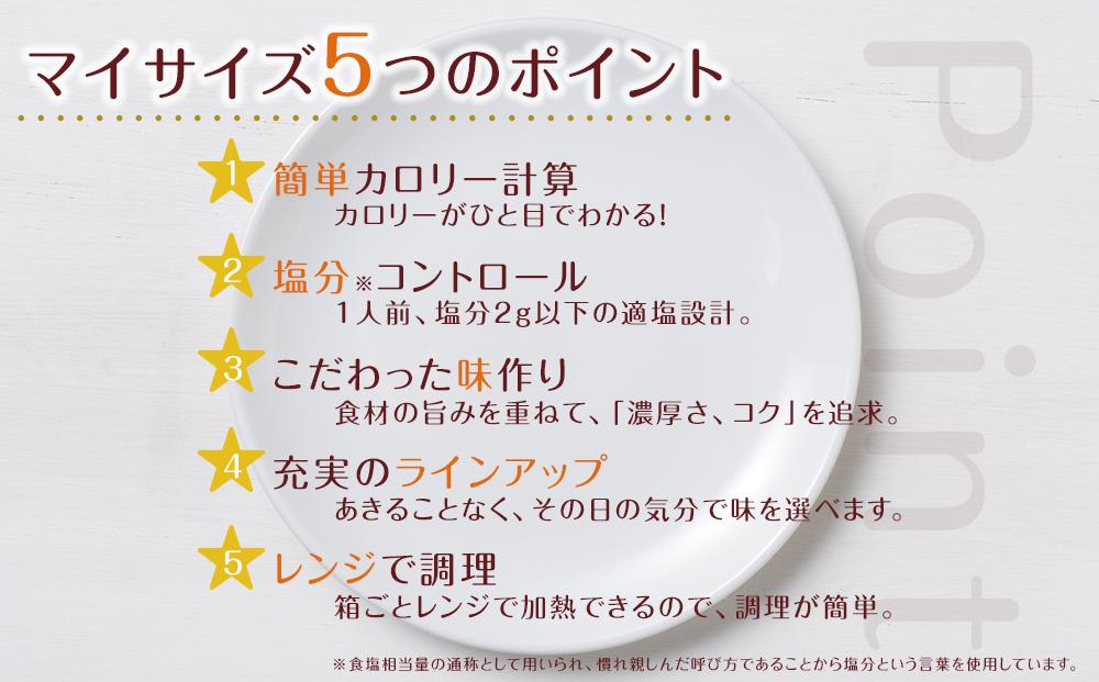 【定期便 全3回】100kcal マイサイズ　グリーンカレー30個×3回　計90個