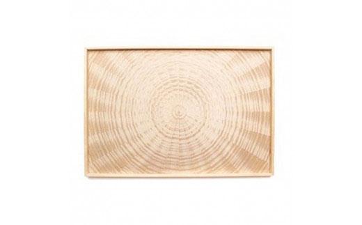 Rectangle Rays Tray　ホワイトシカモア white sycamore