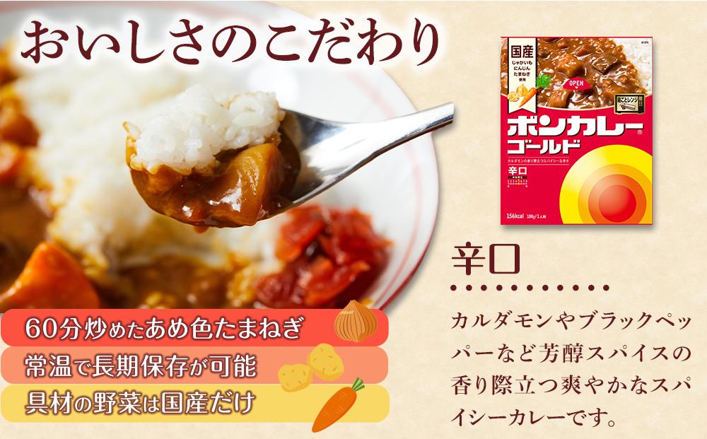 【定期便 全12回】ボンカレーゴールド（辛口）30個×12回　計360個