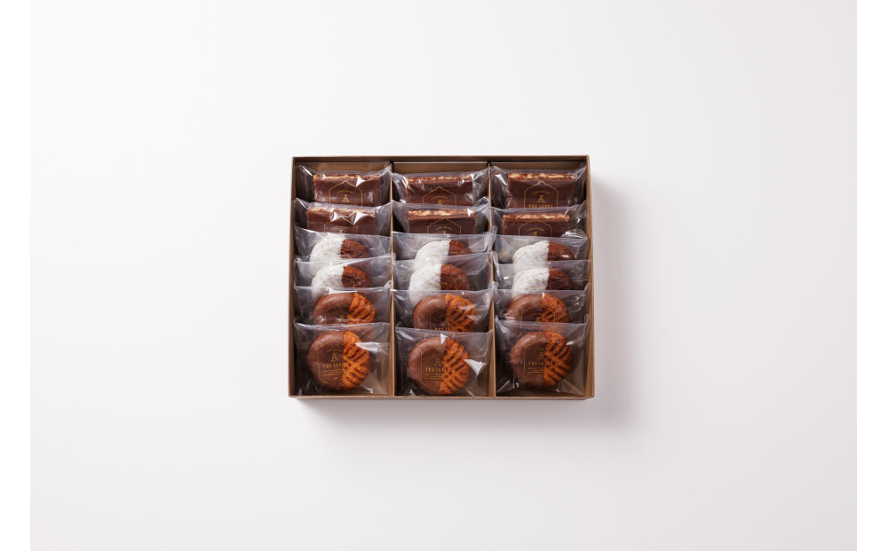 【バレンタイン・ホワイトデーギフト】ガトーショコラギフトＬ（3種 計18個）  チョコ チョコレート ギフト プレゼント 焼き菓子 焼菓子