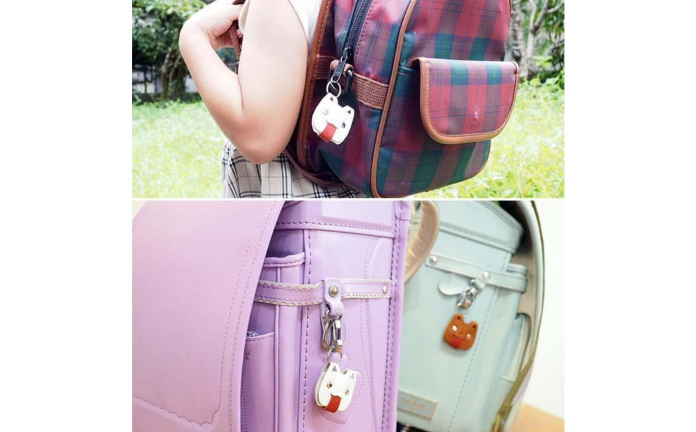 KUROKAWA 猫の手も借りたい コインケース 財布  小銭入れ 本革カラフル【グレージュ】