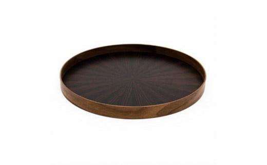 Round Rays Tray S　黒檀 ebony