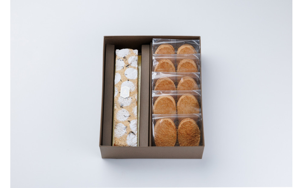 ケークポムアールグレイ 1本  阿波和三盆糖ダックワーズ5袋 (10個） オータムセット