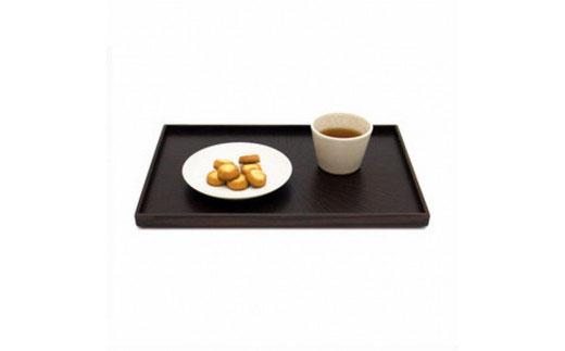 Rectangle Rays Tray　黒檀 ebony