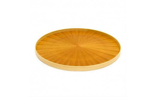 Round Rays Tray L　ケヤキ Zelkowa